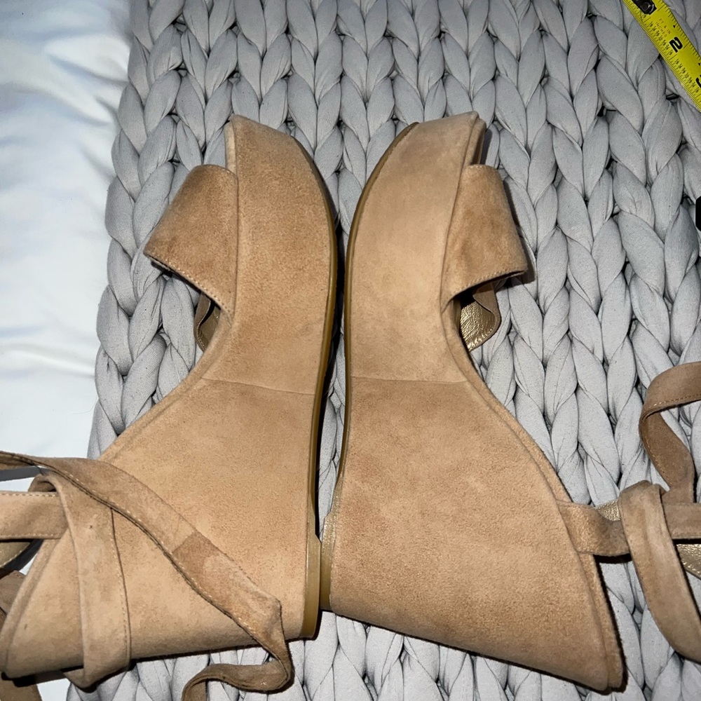 Stuart Weitzman BRAND NEW!! Tie up wedges - Picture 7 of 9